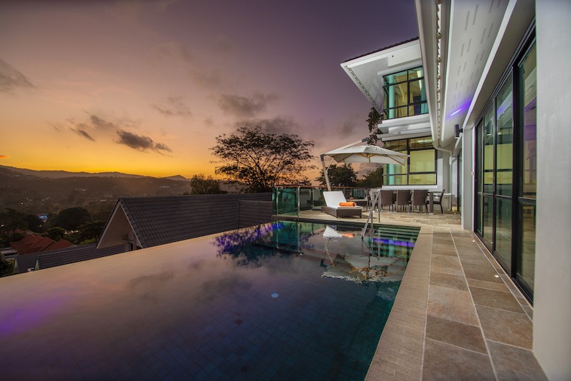Villa View At Night