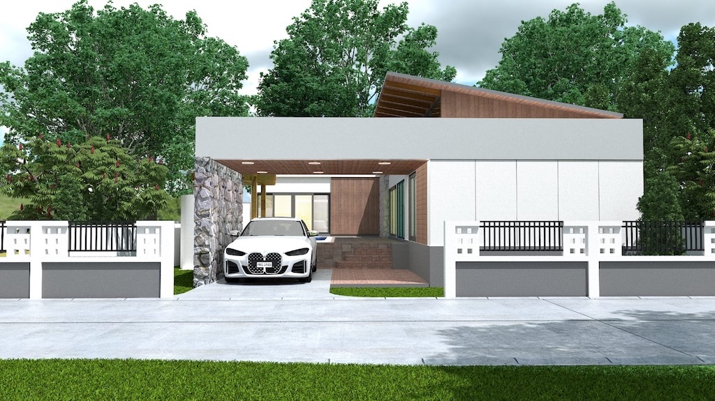 Koh Samui Property For Sale In Maenam Parking