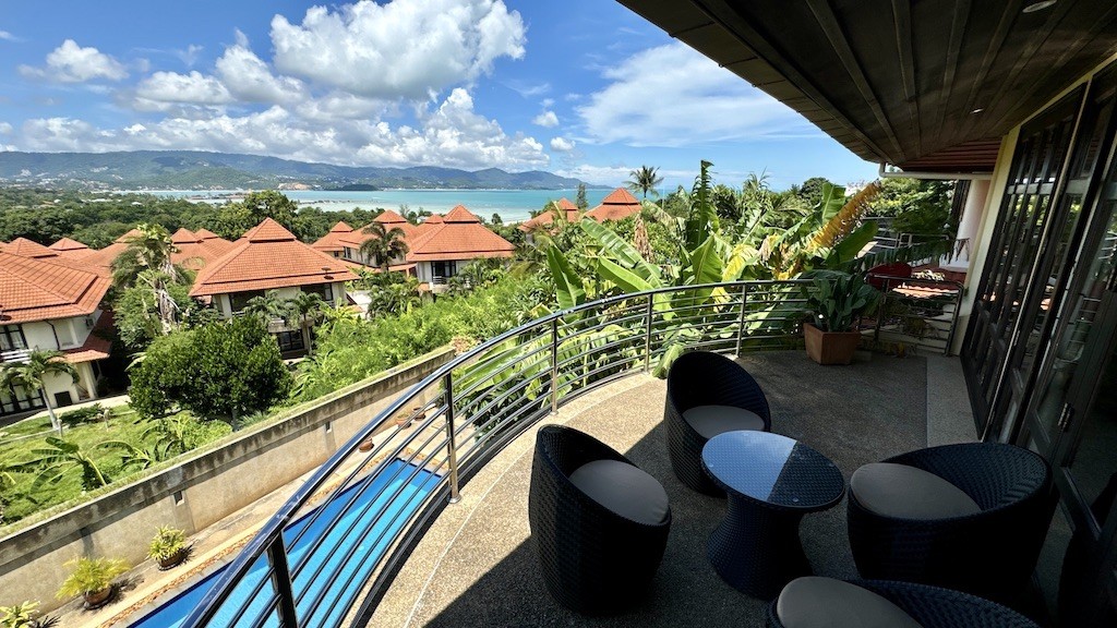 Koh Samui Property Plai Laem Upper Balcony