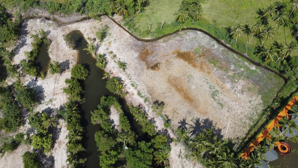 Koh Samui Riverside Land Aerial