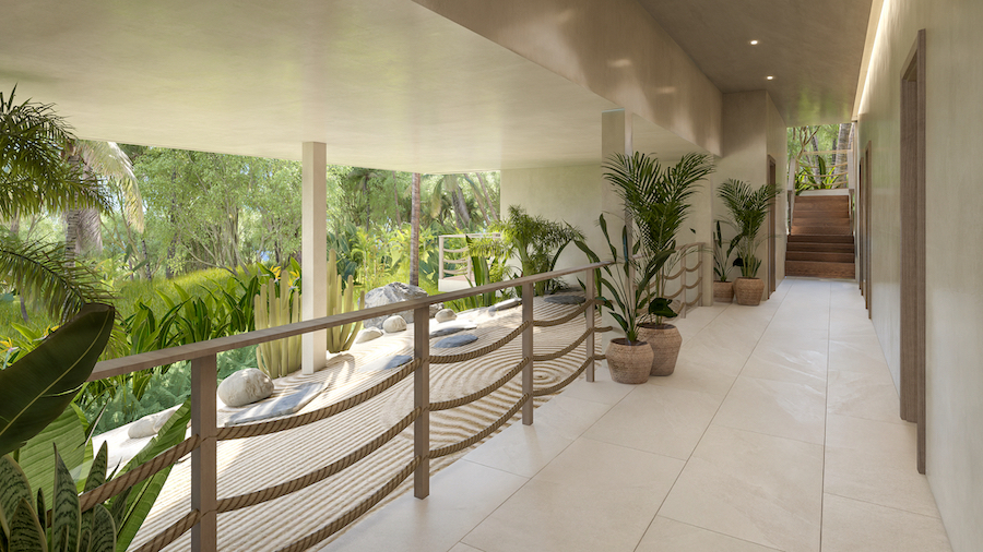 Koh Samui Sea Sunset Villas Corridor
