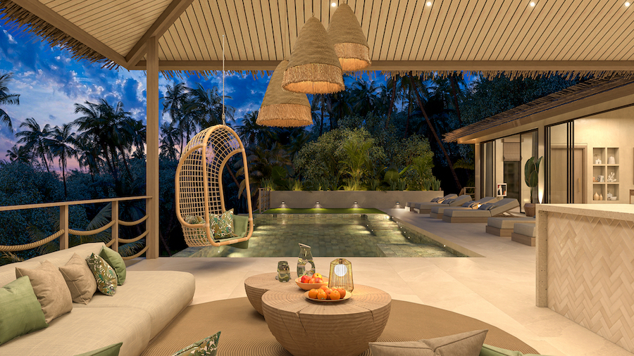 Koh Samui Sea Sunset Villas Covered Terrace