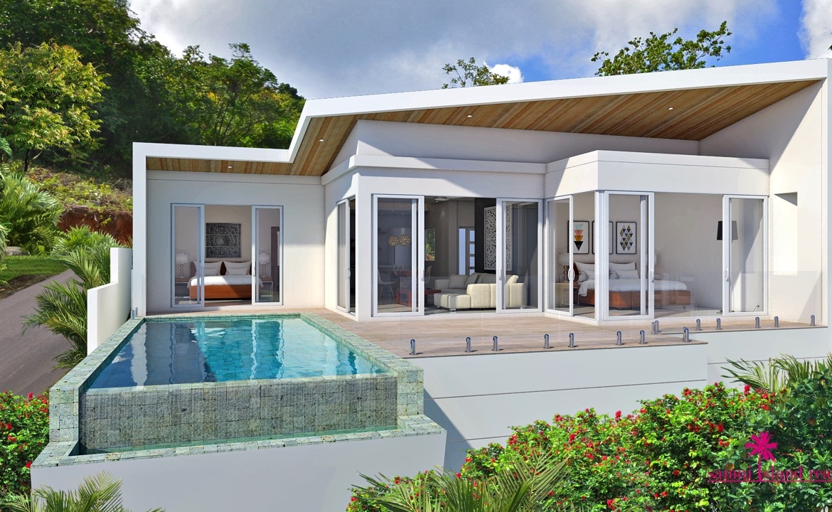 Koh Samui Sea View 2 Bedroom Villas For Sale Exterior