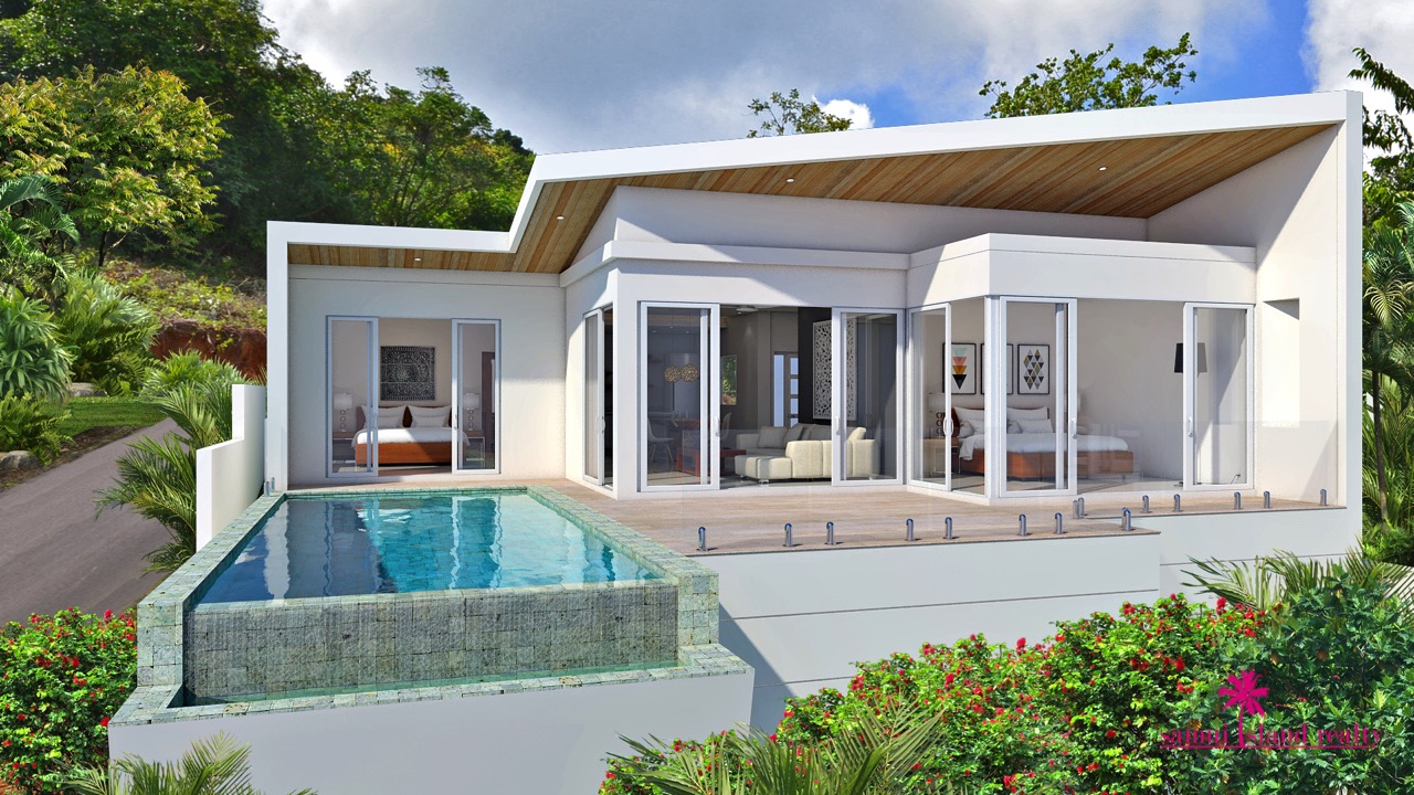 Koh Samui Sea View 2 Bedroom Villas For Sale Exterior