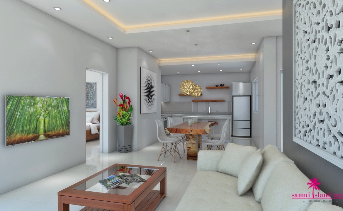 Koh Samui Sea View 2 Bedroom Villas For Sale Dining Area