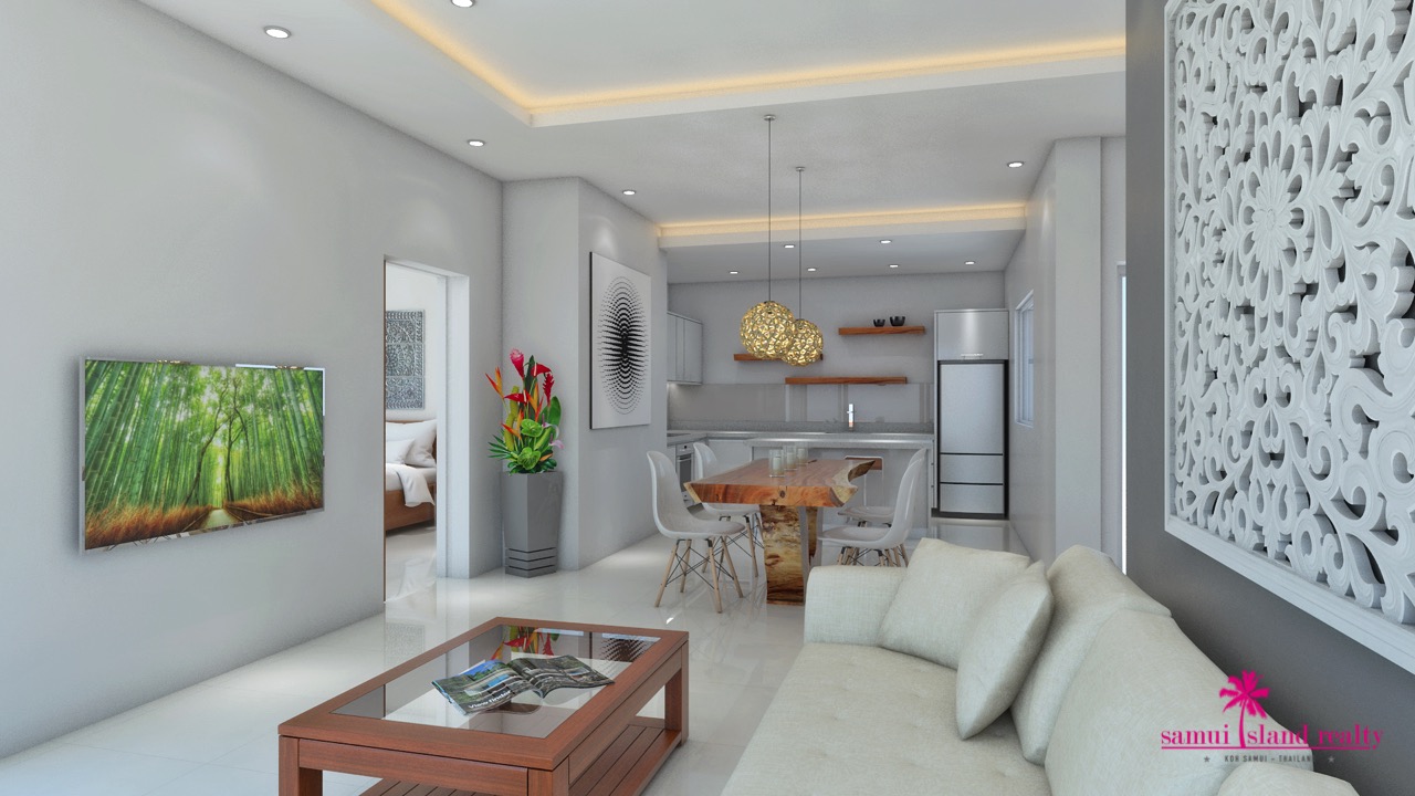 Koh Samui Sea View 2 Bedroom Villas For Sale Dining Area