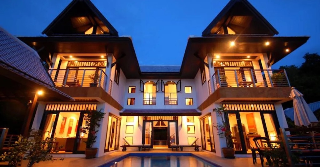 Koh Samui Sea View Bang Po Property Night