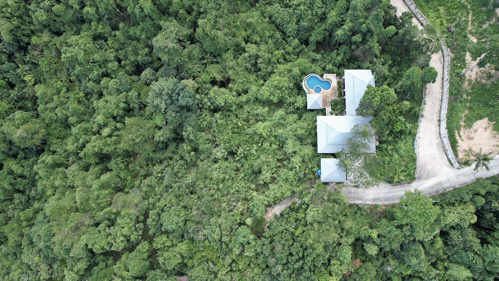 Koh Samui Sea View Land Bang Po Aerial Above