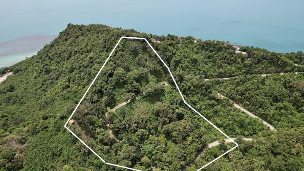 Koh Samui Sea View Land For Sale Outline