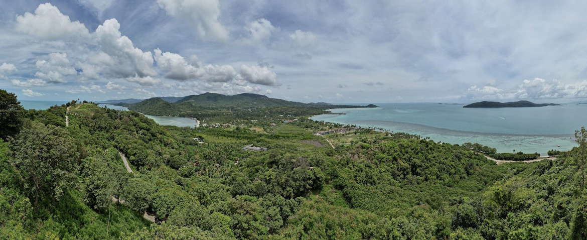 Koh Samui Sea View Land For Sale Pano