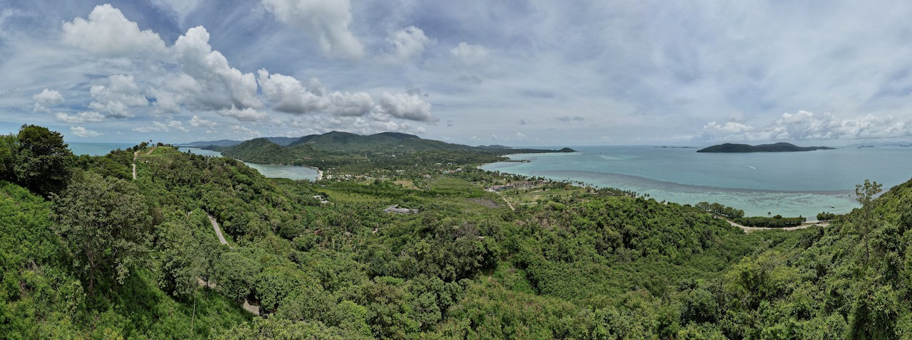 Koh Samui Sea View Land For Sale Pano