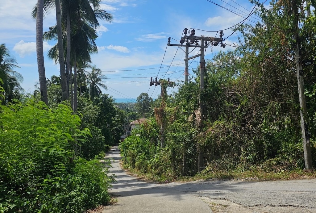 Koh Samui Sea View Land In Chaweng Access