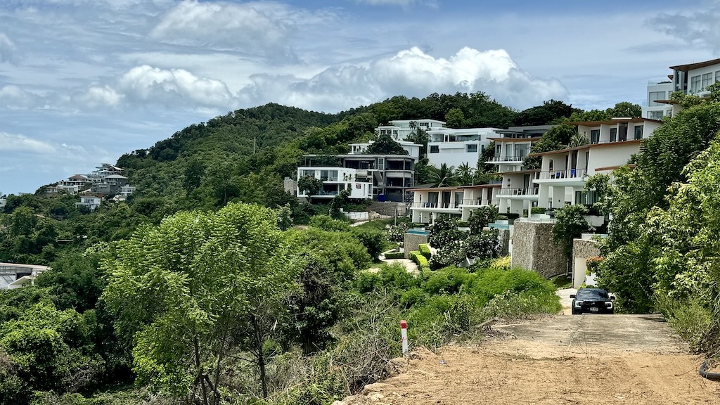 Koh Samui Sea View Land In Plai Laem Access