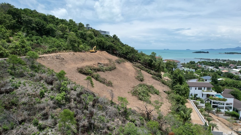 Koh Samui Sea View Land Plai Laem Contour