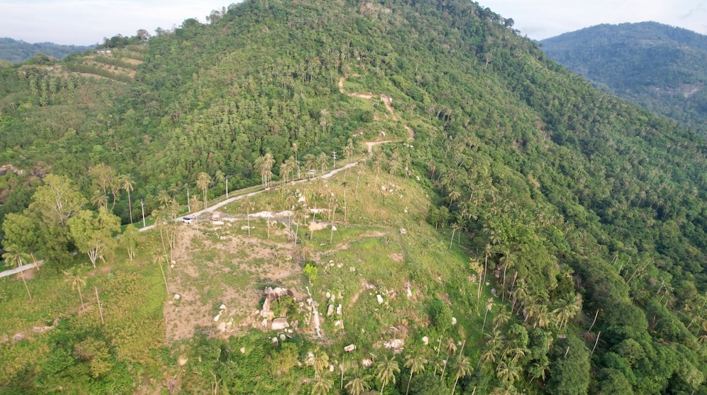 Koh Samui Sea View Land Lipa Noi Aerial