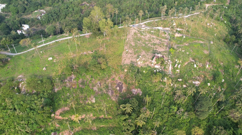 Koh Samui Sea View Land Lipa Noi Aerial