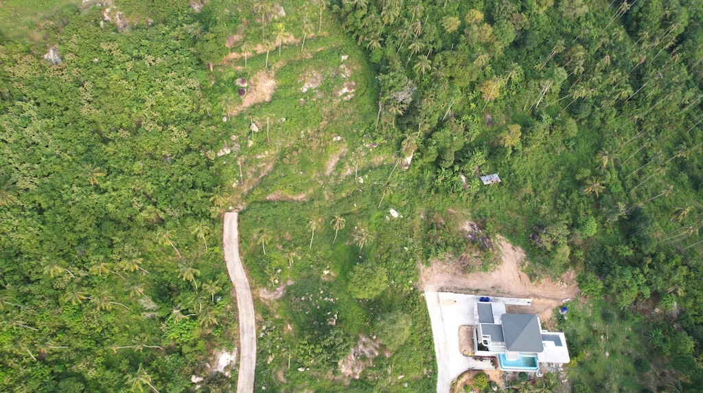 Koh Samui Sea View Land Lipa Noi Aerial