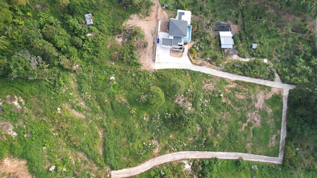 Koh Samui Sea View Land Lipa Noi Aerial