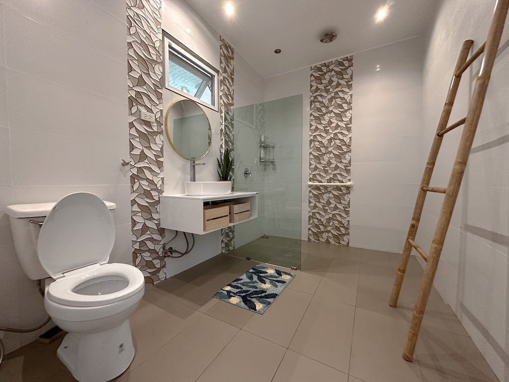 Koh Samui Sea View Lipa Noi Villa Bathroom
