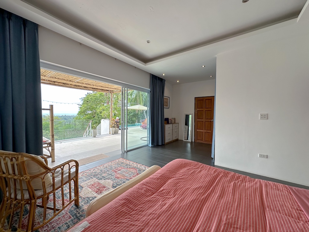 Koh Samui Sea View Lipa Noi Villa Bedroom