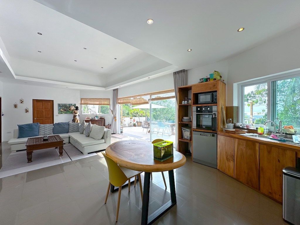 Koh Samui Sea View Lipa Noi Villa Living Area