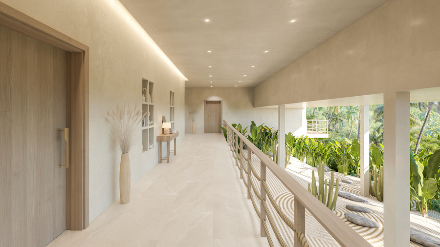 Koh Samui Sea View Properties Corridor