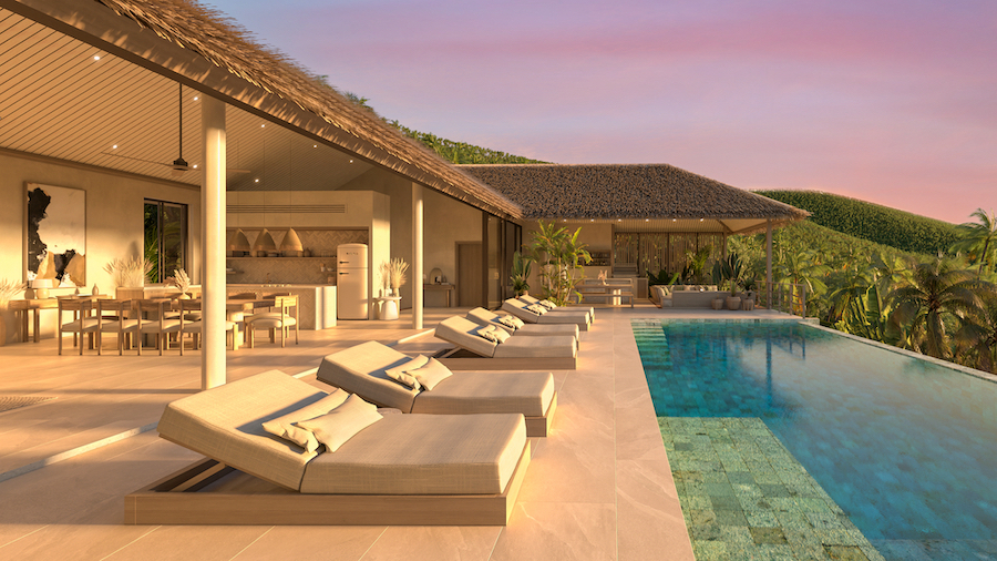 Koh Samui Sea View Properties Sun Loungers