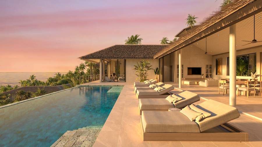 Koh Samui Sea View Properties Poolside Terrace