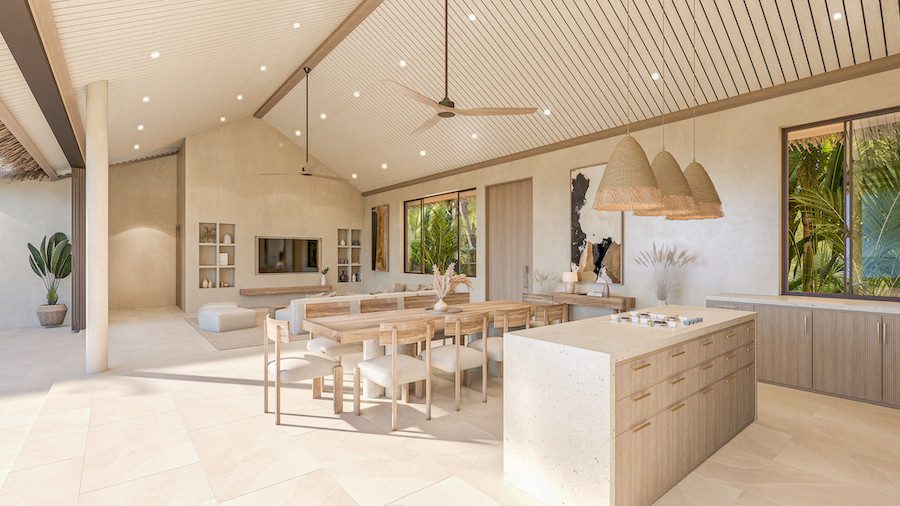 Koh Samui Sea View Properties Living Area