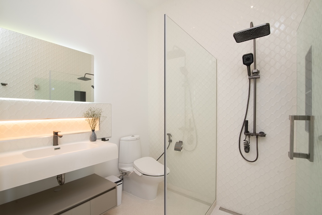Koh Samui Sea View Property In Bophut Bathroom
