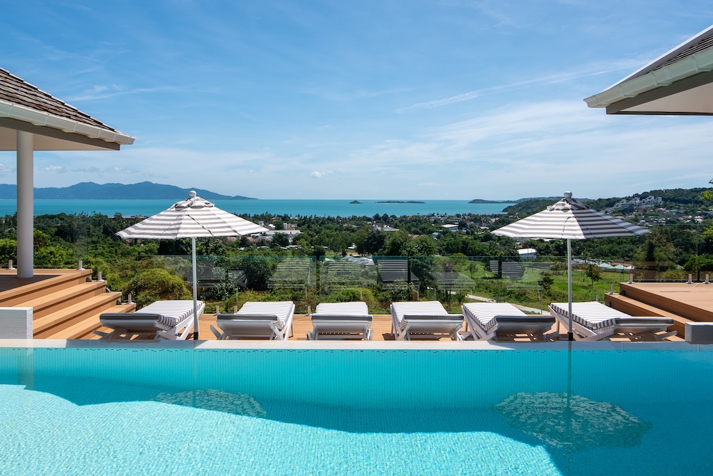 Koh Samui Sea View Property In Bophut Pool
