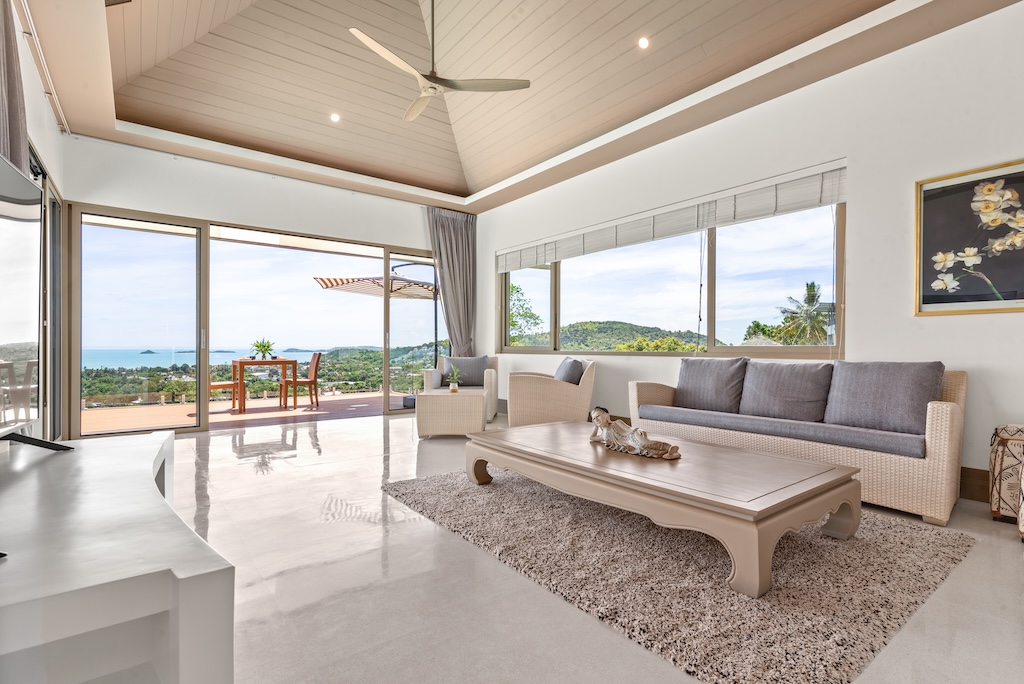 Koh Samui Sea View Property In Bophut Lounge