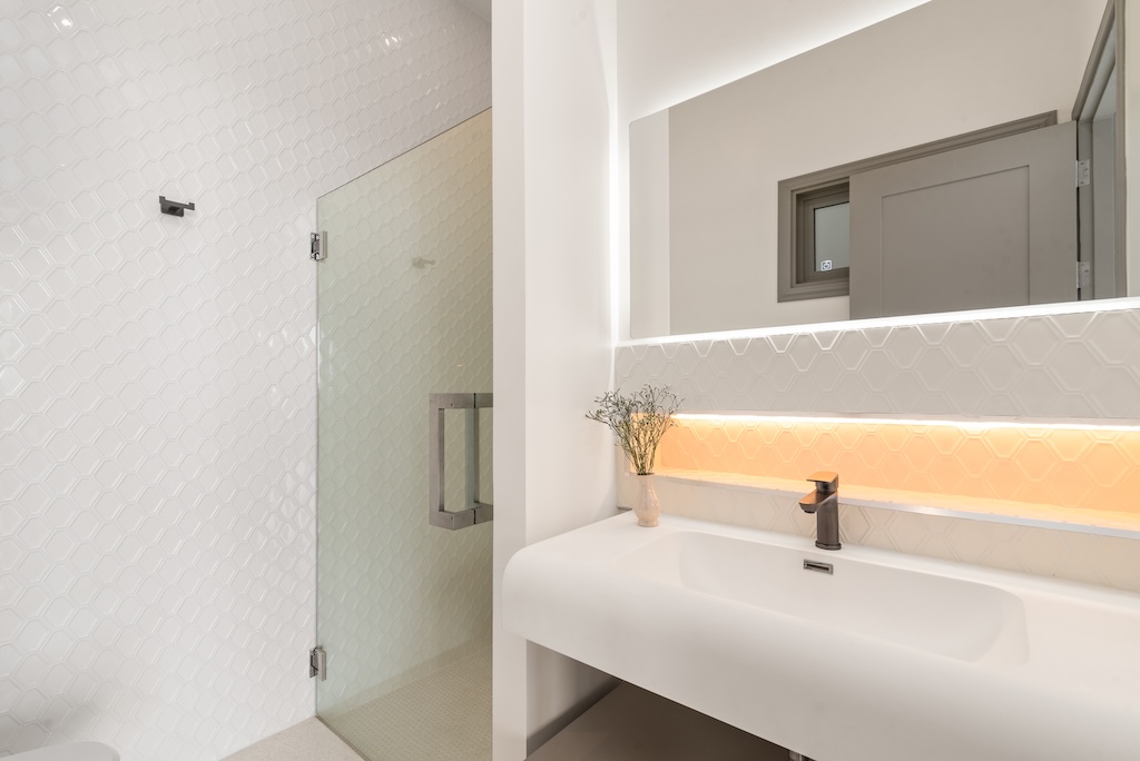 Koh Samui Sea View Property In Bophut Bathroom