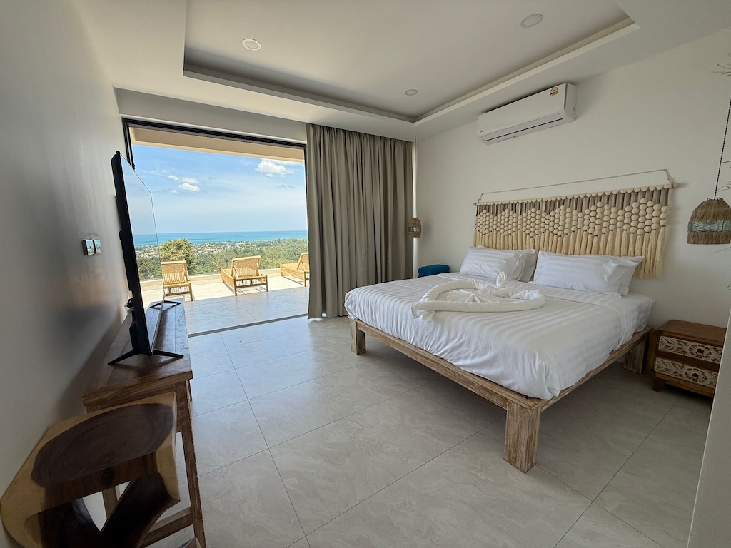 Koh Samui Sea View Property In Chaweng Bedroom