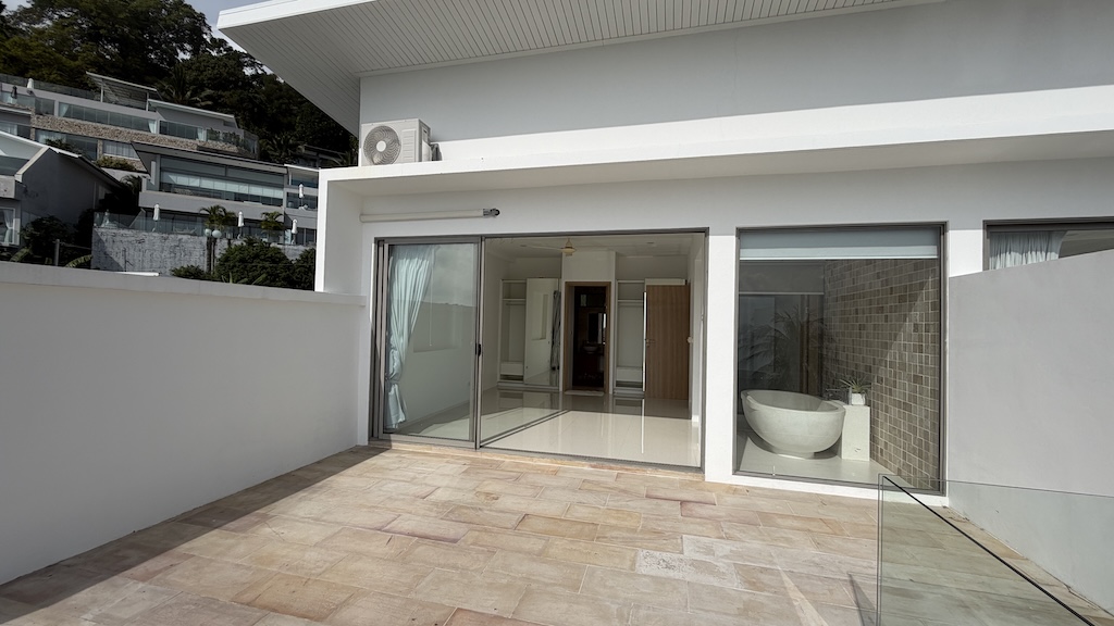 Koh Samui Sea View Property In Chaweng Noi Master Terrace