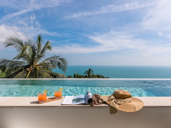 Koh Samui Sea View Villa By Coral Cove Pool