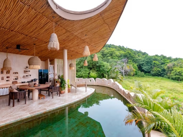 Koh Samui Sea View Villa In Plai Laem Pool