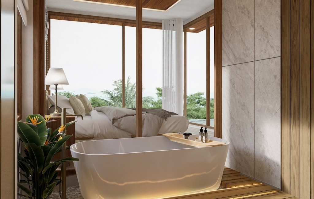 Koh Samui Sea view Villa Residences Bathroom