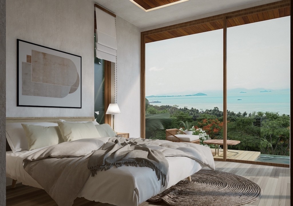 Koh Samui Sea View Villa Residences Bedroom