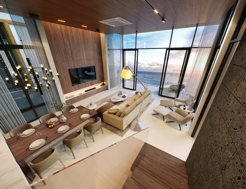 Koh Samui Sea View Villas In Bang Po Lounge