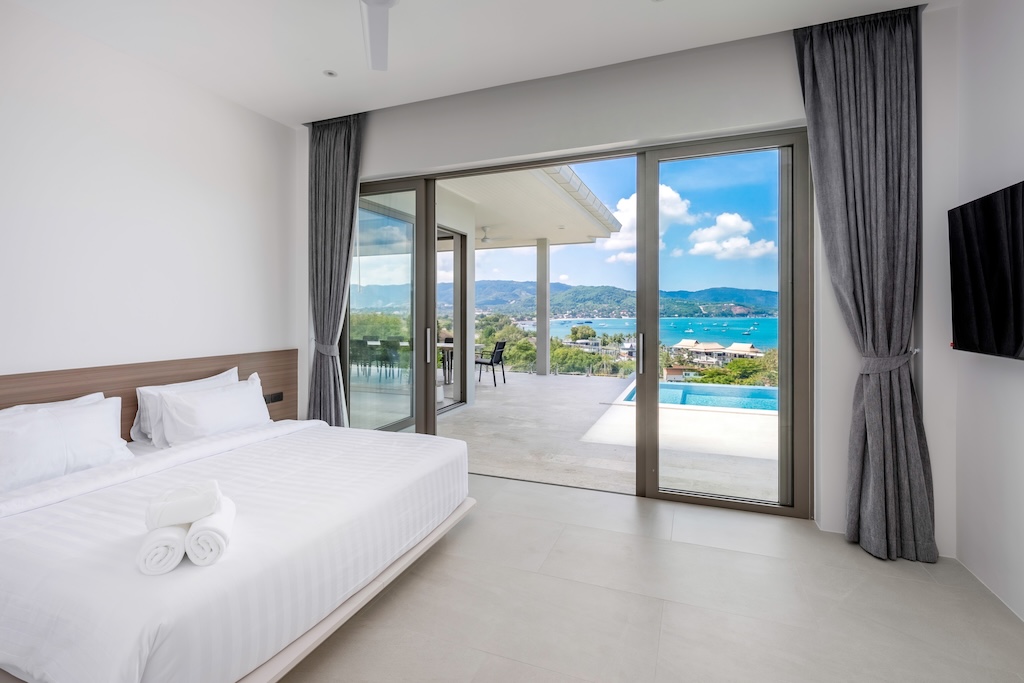 Koh Samui Sunset View Property Bedroom View