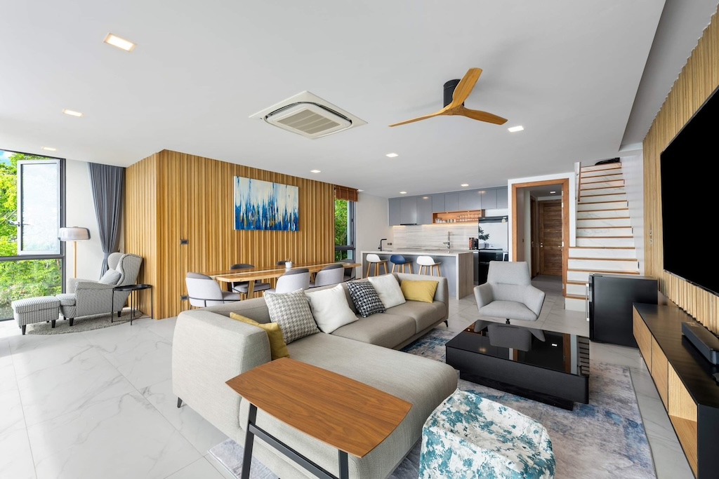 Koh Samui Sunset Villa Living Area