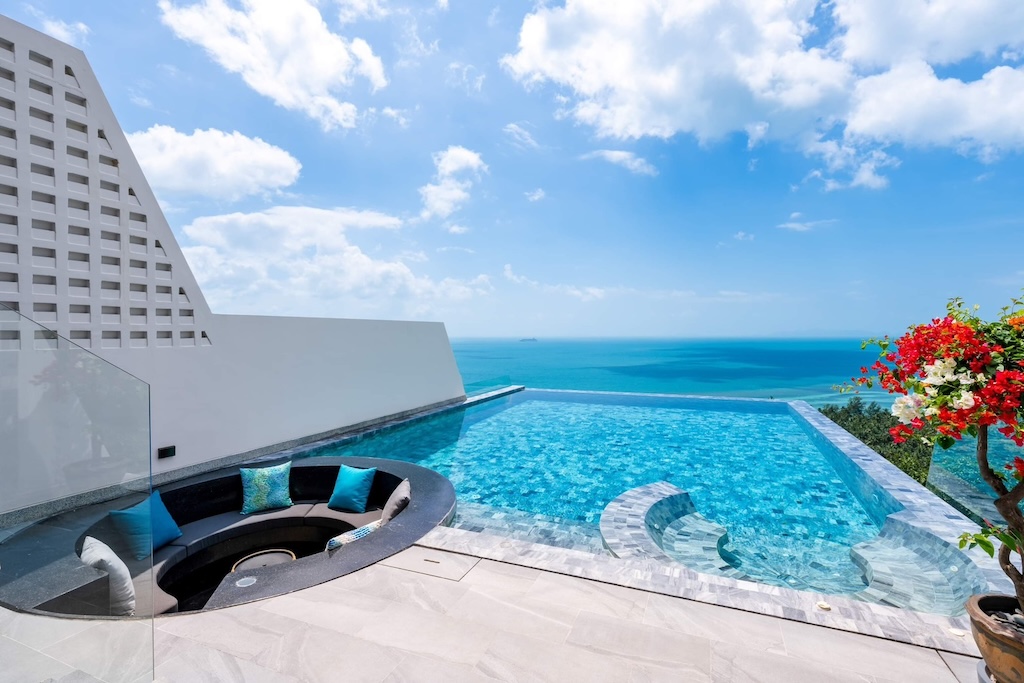 Koh Samui Sunset Villa Poolside Terrace