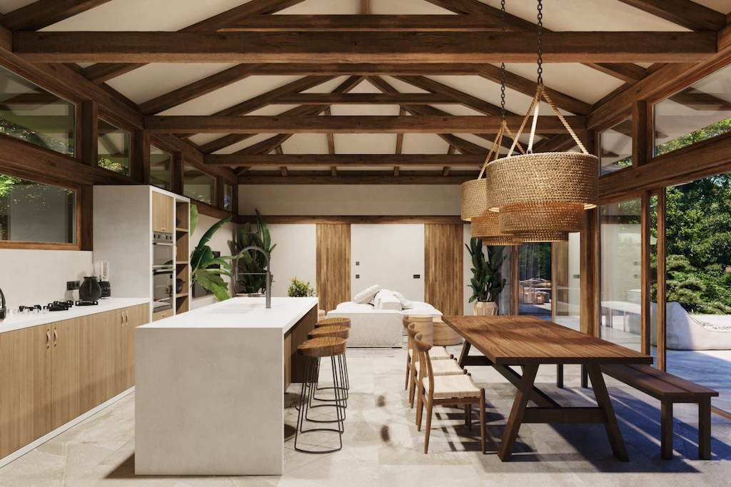 Koh Samui Tropical Villas Kitchen Dining