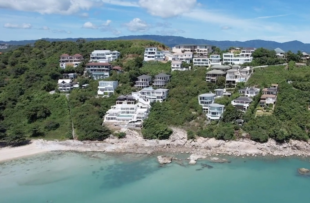 Koh Samui Two Villa Property For Sale Aerial