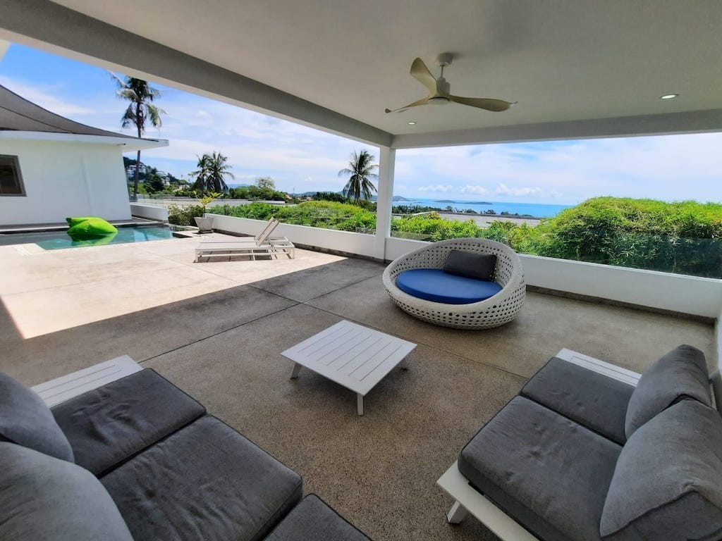 Koh Samui Villa Chaweng Noi Covered Terrace