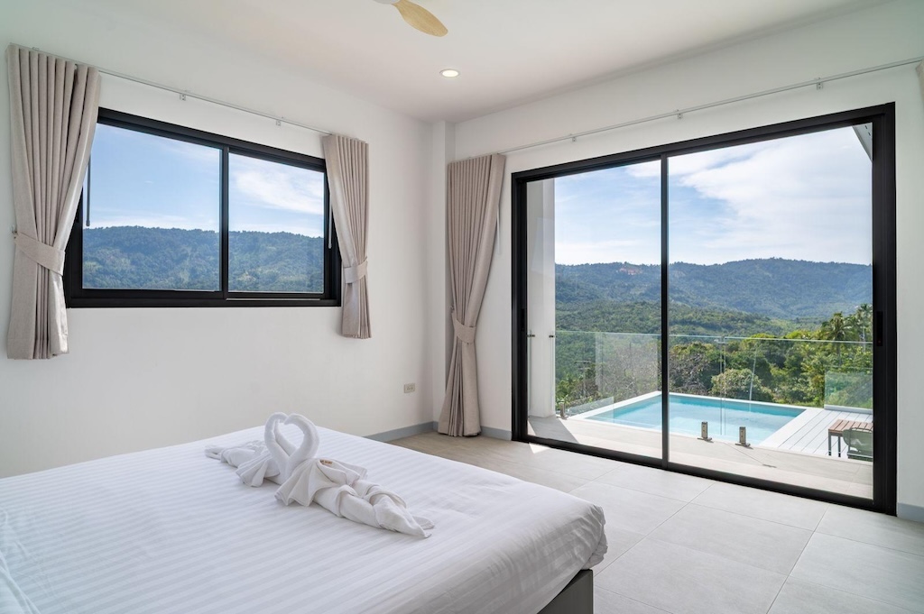 Koh Samui Villa For Longterm Rent In Bophut Bedroom View
