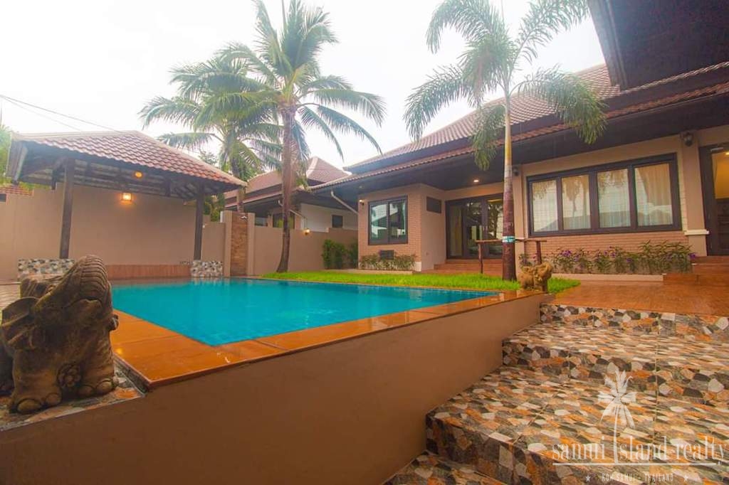 Koh Samui Villa For Sale In Bophut Entrance