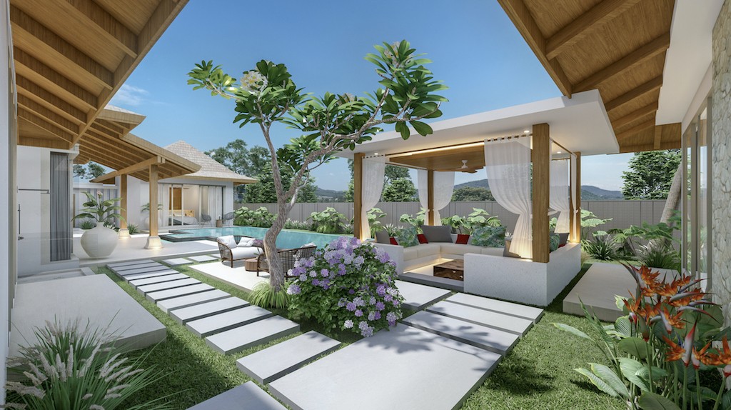 Koh Samui Villa Laem Set Outdoor Area