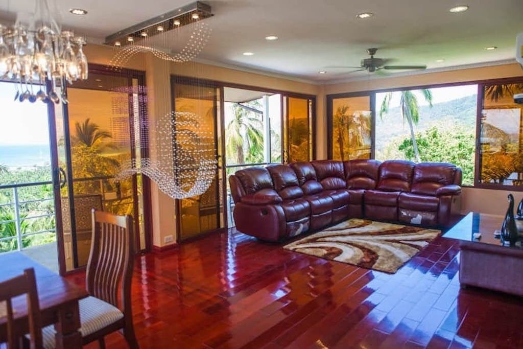 Koh Samui Villa Nathon Living Area